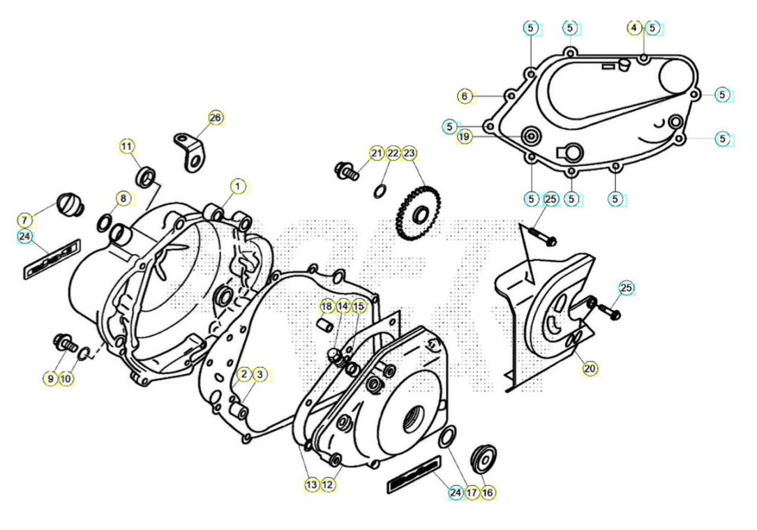 Hoja del despiece · TAPAS CARTER