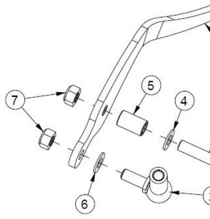 Hoja del despiece · PEDAL DE FRENO AJP PR3 07-12 (Tabla 23)