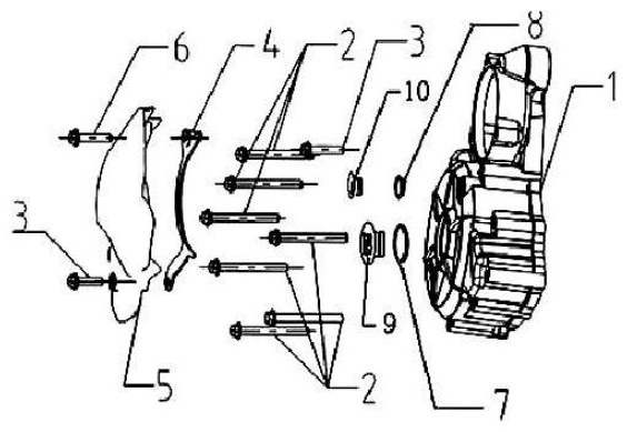 Hoja del despiece · TAPA DEL VOLANTE AJP PR5 10-12 (Tabla 06)