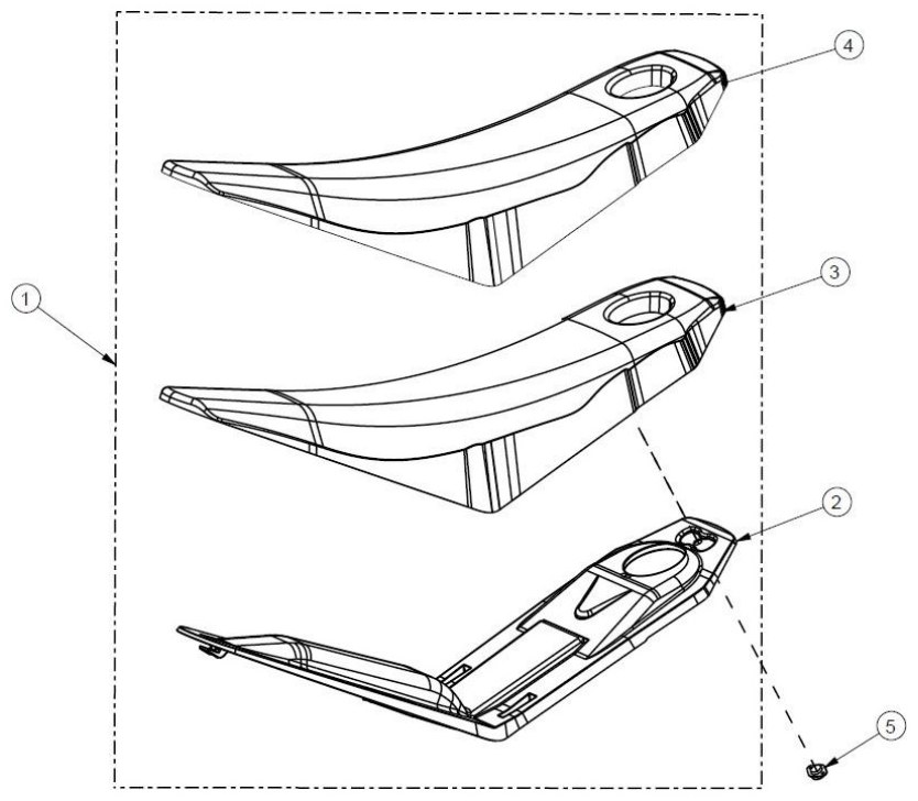 Hoja del despiece · ASIENTO AJP PR5 LC (Tabla 40)