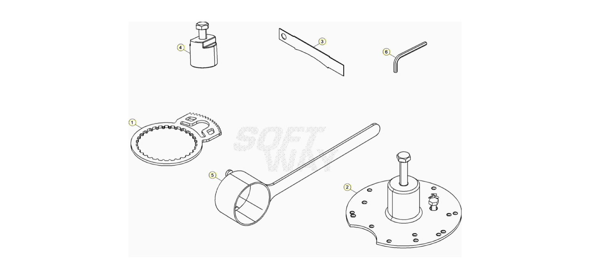 Hoja del despiece · Herramientas Motor