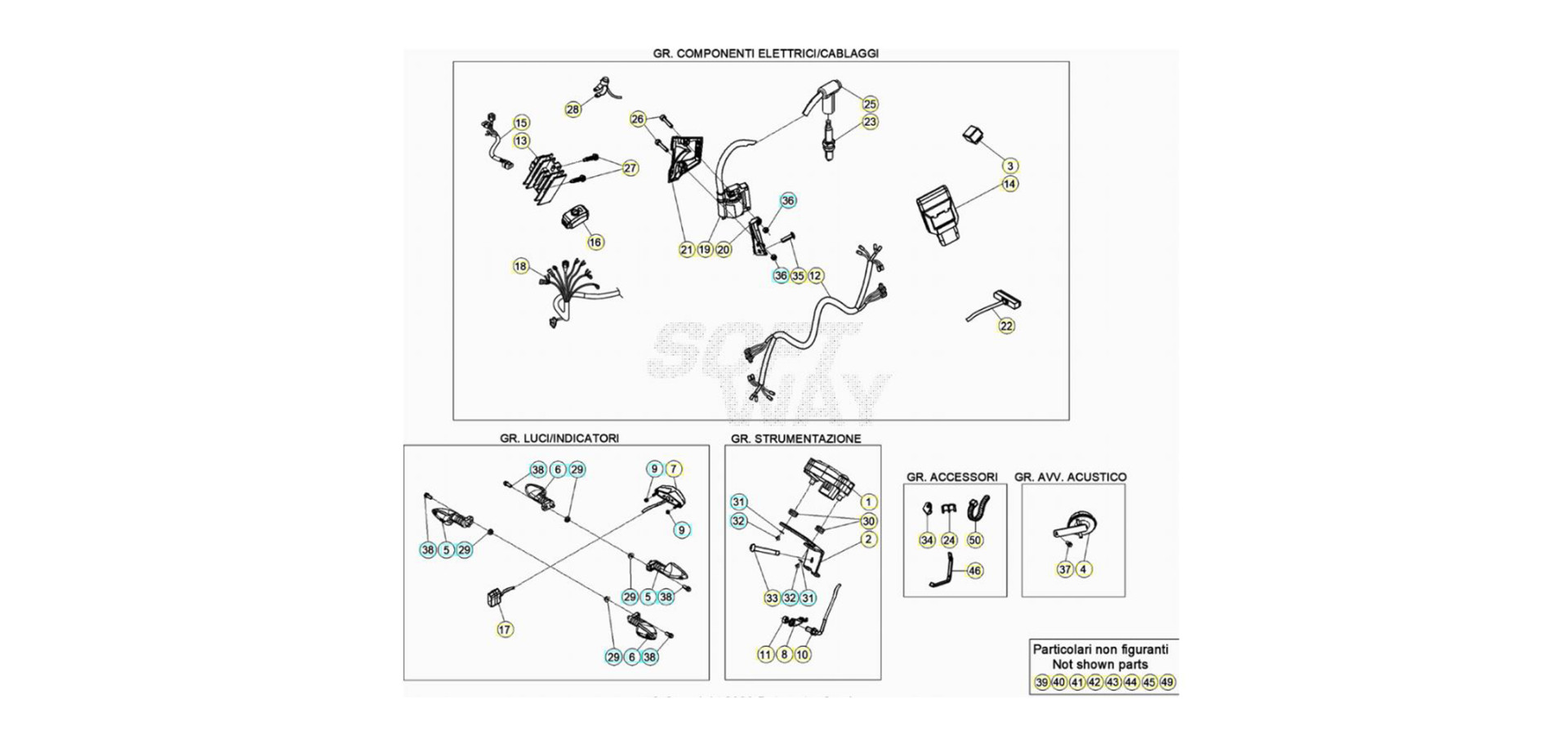 Hoja del despiece · Instalación Eléctrica 125/300
