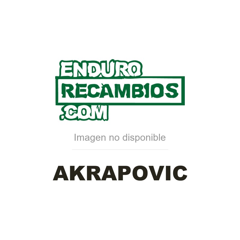 Adhesivo con logo Akrapovic vertical 60 mm