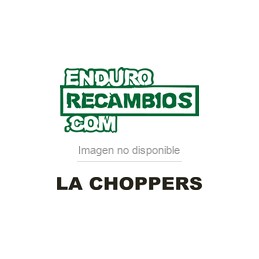 Tubo deflector de acero inoxidable LA Choppers universal...